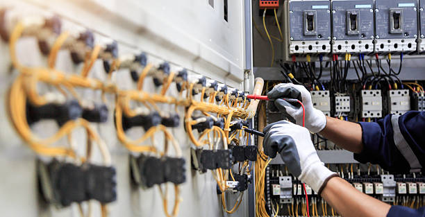 Professional Electrician technician working in Russell, GA